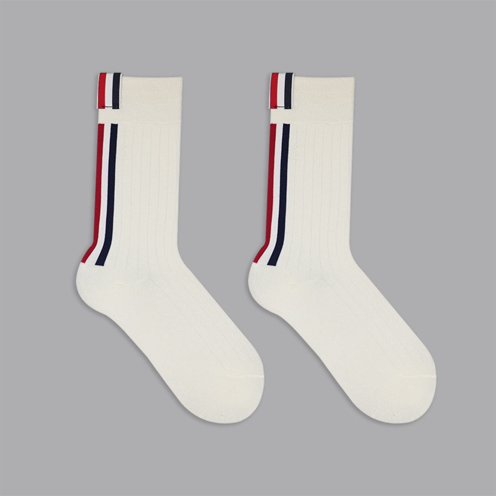 2025ss Four stripe socks