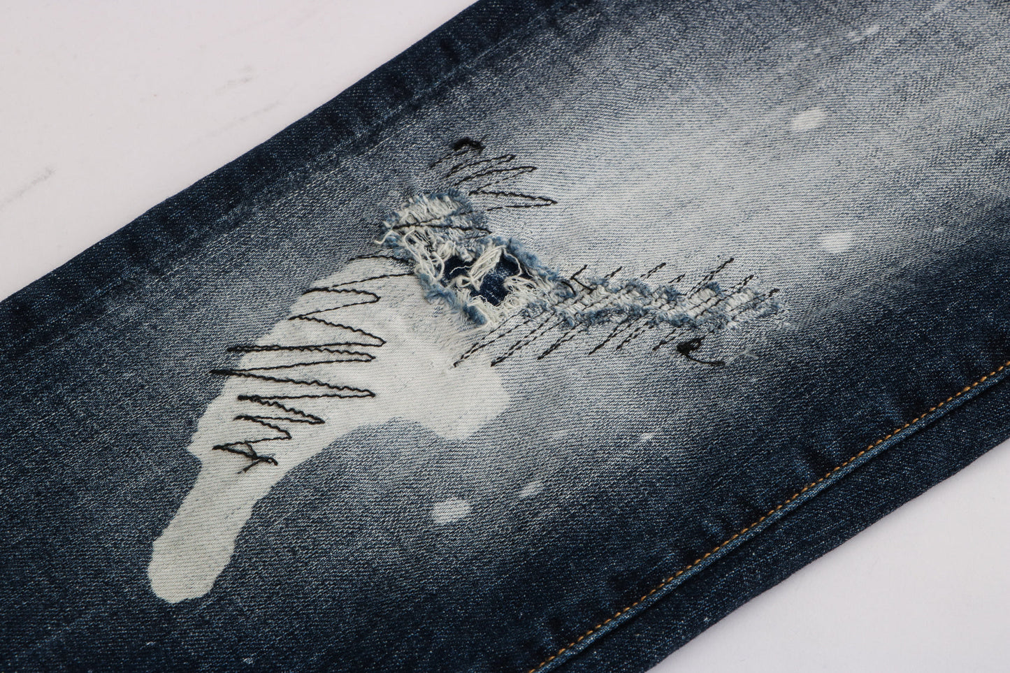 New-DSQ2 Blue Ripped Jeans