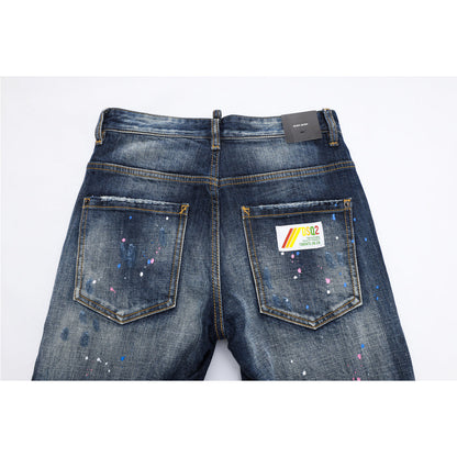 New-DSQ2 Personalized inkjet jeans