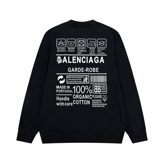 2025SS Crew Neck Letter Sweatshirt