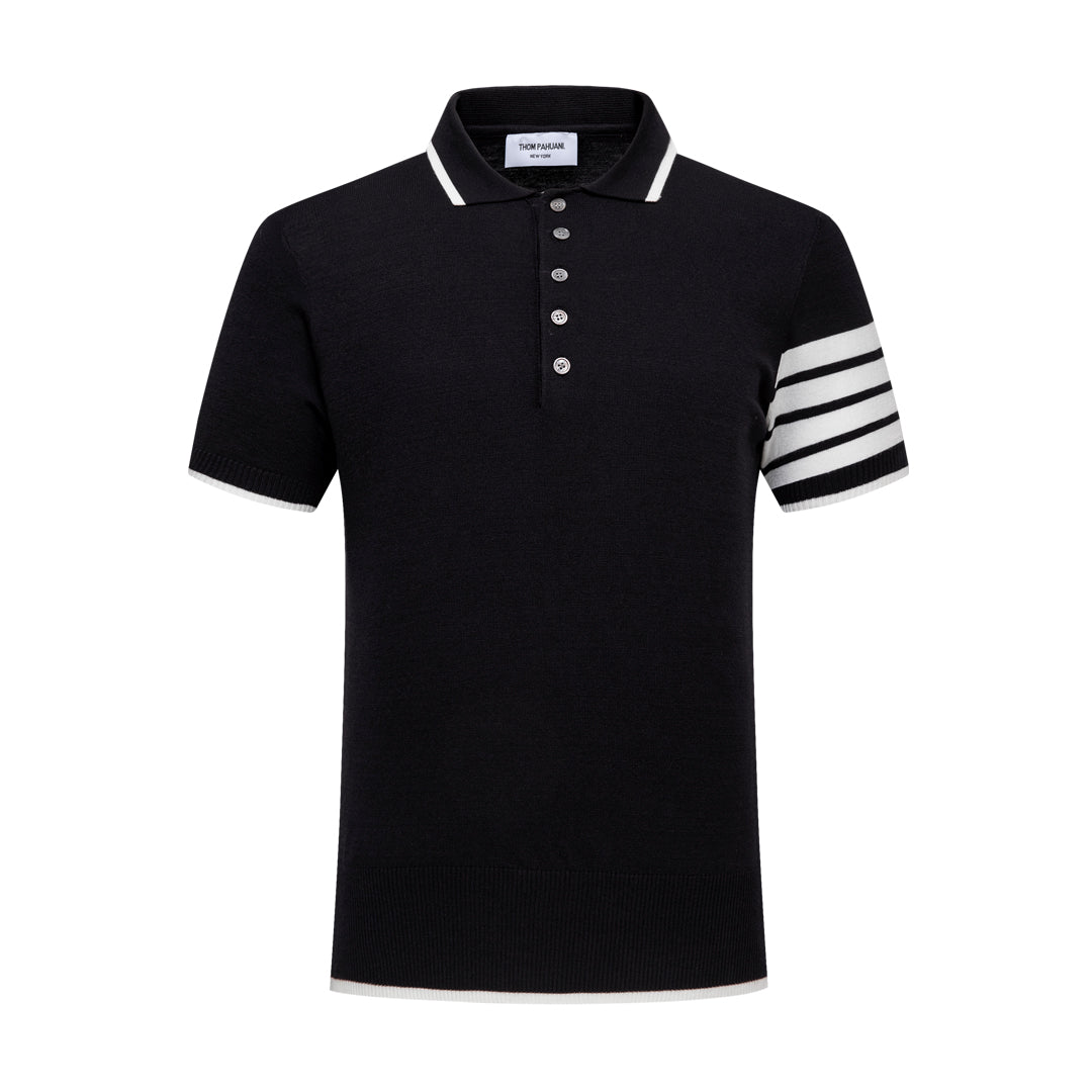 MR.TOM Contrast stripes POLO Shirt