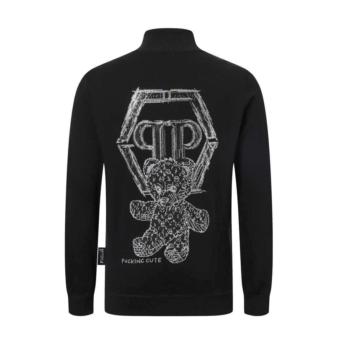 New-2025 Sports Black Hoodie