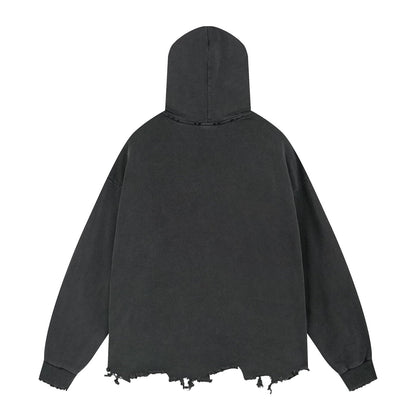 2025SS Distressed Couples Hoodie