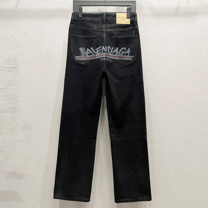 2025SSNew Man Black Jeans