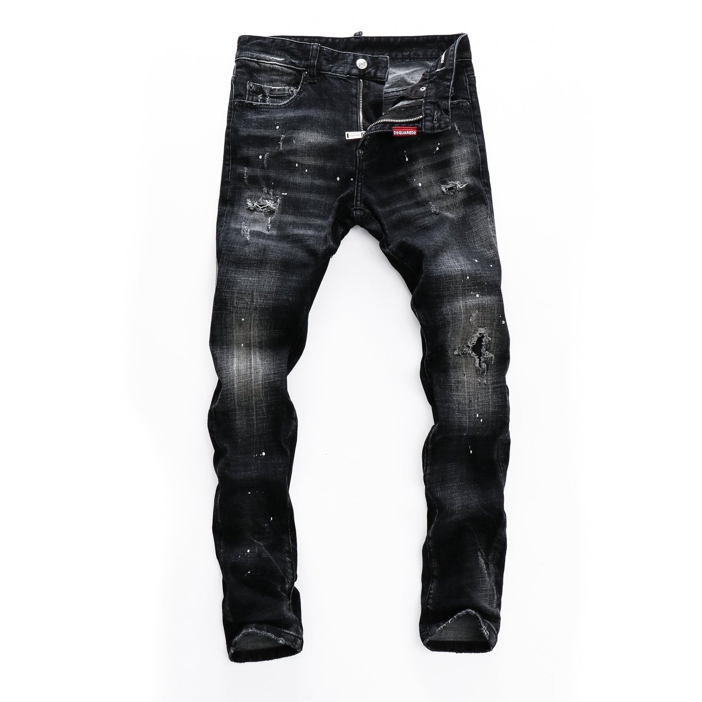 New-DSQ2 Black Ripped Jeans