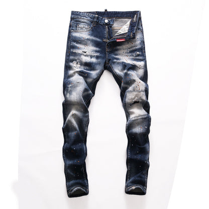 New-DSQ2 Blue Vintage Jeans