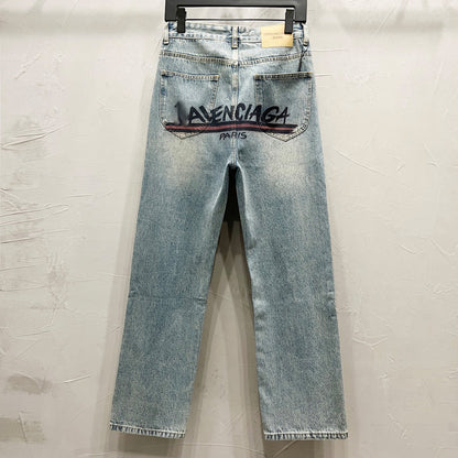 2025SSNew Man Graffiti Jeans