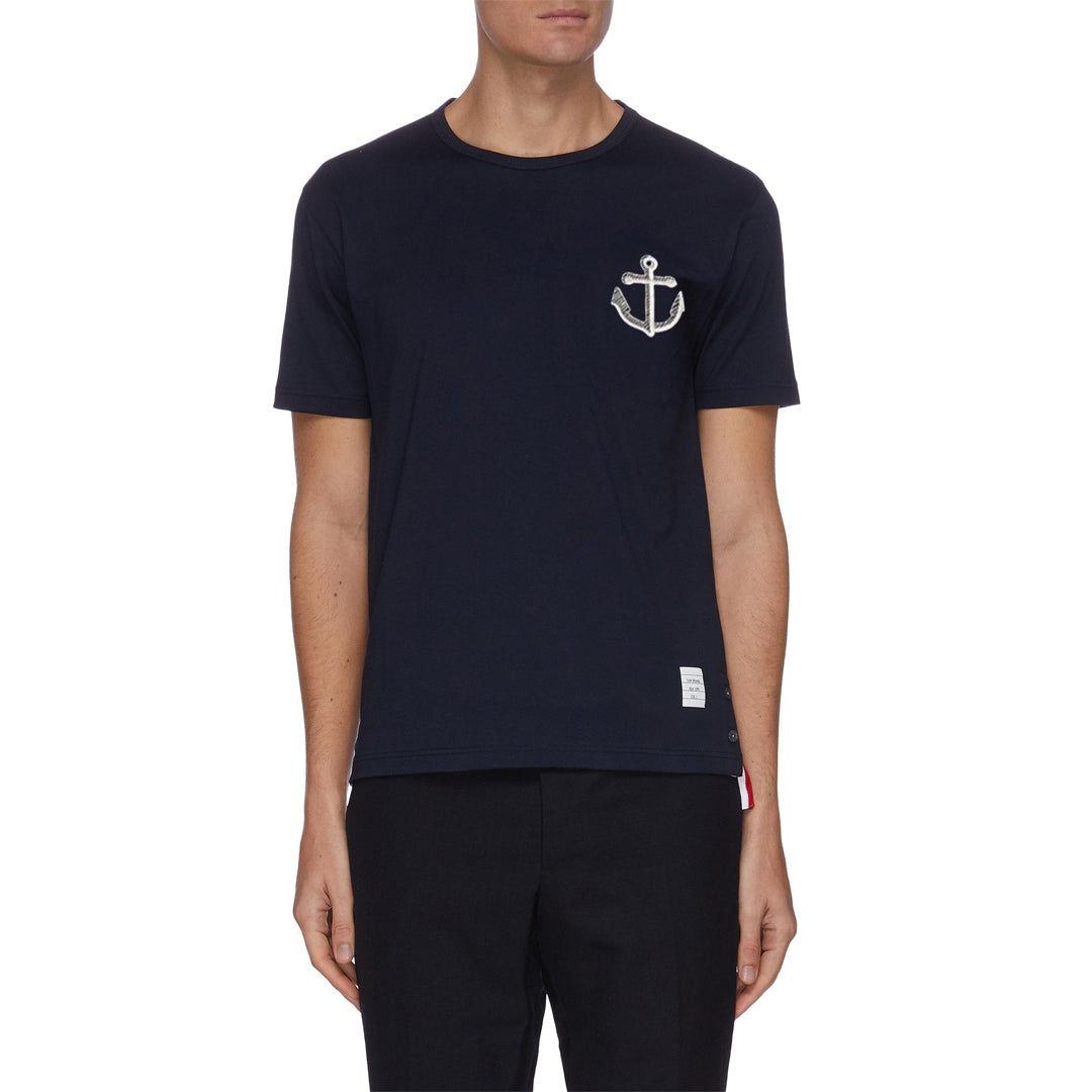 MR.TOM Anchor embroidery T-shirt