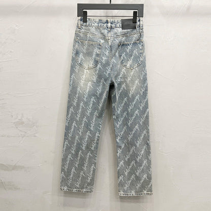 2025SS Man Lettering LOGO Jeans