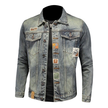 New-DSQ2 Distressed Denim Jacket