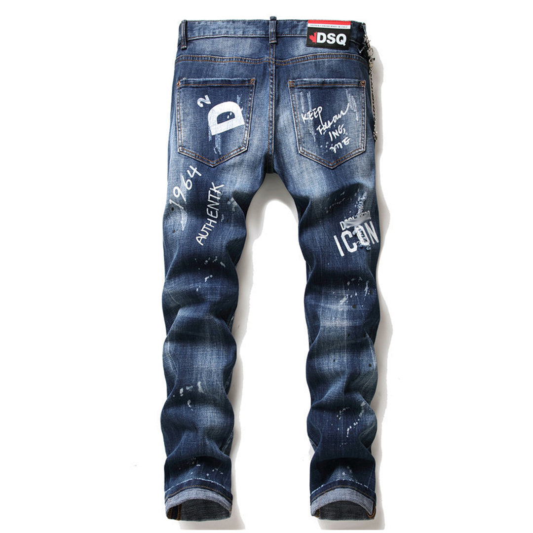 New-DSQ2 2024ss printing Jeans