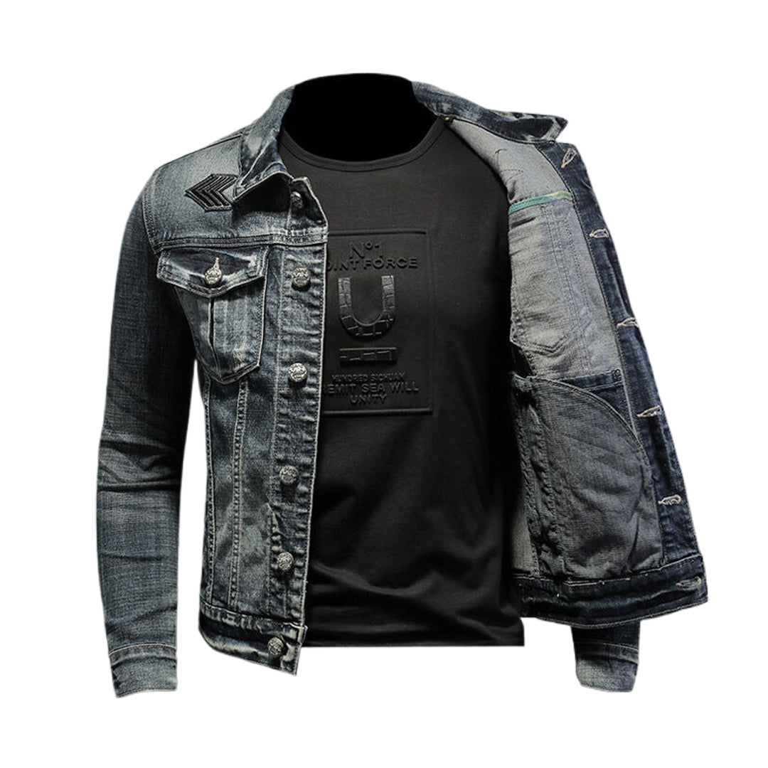 New-DSQ2 2025ss Distressed Denim Jacket