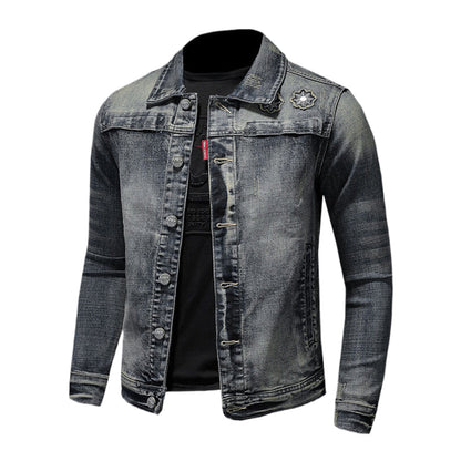 New-DSQ2 Distressed Denim Jacket