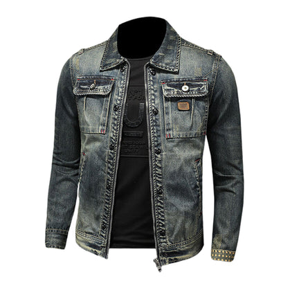 New-DSQ2 25ss Distressed Denim Jacket