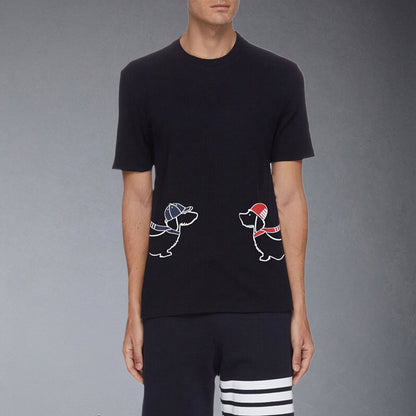 MR.TOM Puppy Embroidery T-shirt