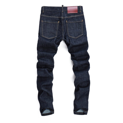 New-DSQ2 Ripped Patch Jeans