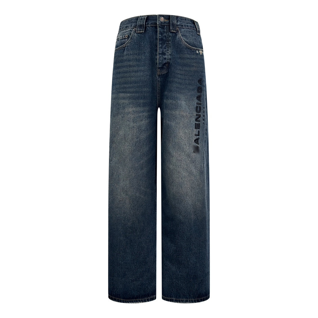 2025SS New Loose Fit LOGO  Jeans