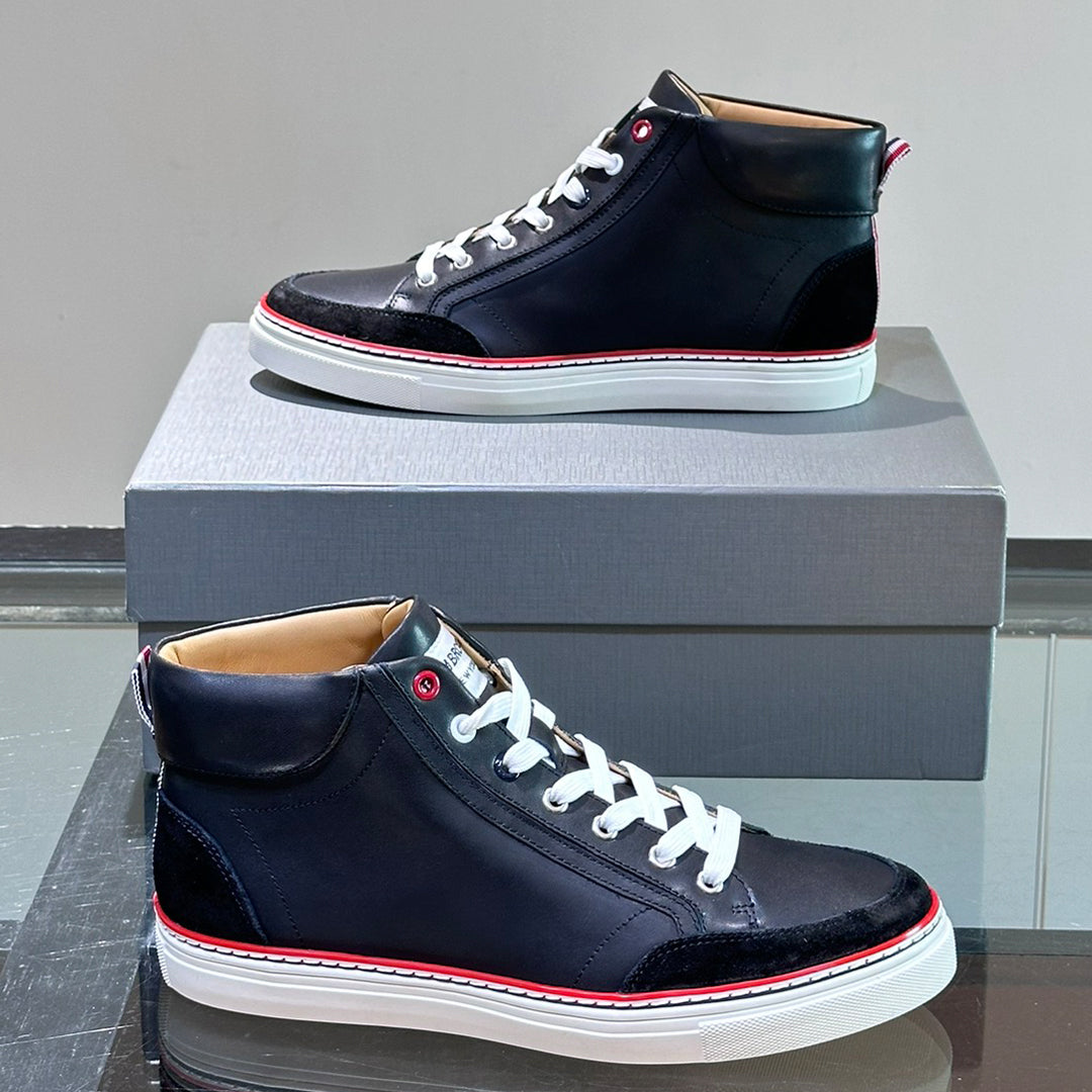 MR.TOM High Top Leather Sneakers