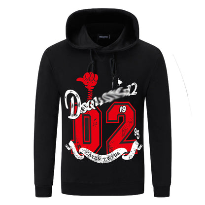 New-D2 LOGO Print Hoodie