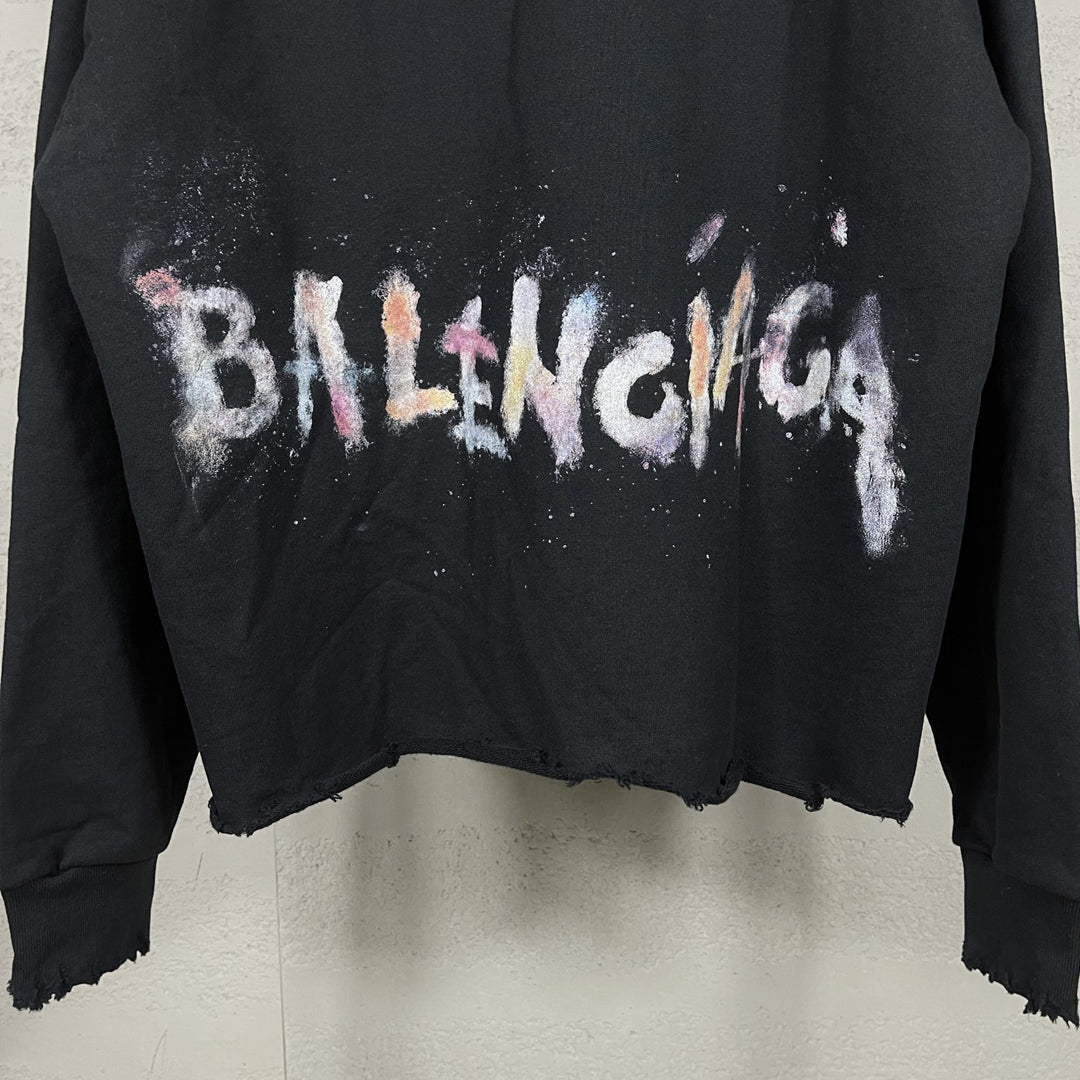 2025SS Distressed Gradient Hoodie