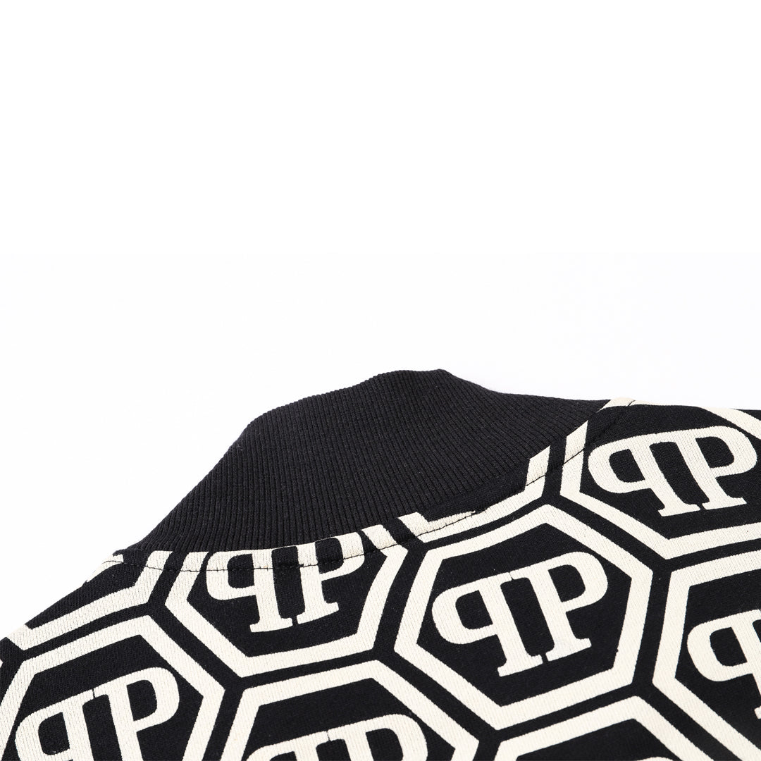 New 2025SS Sports Black Hoodie