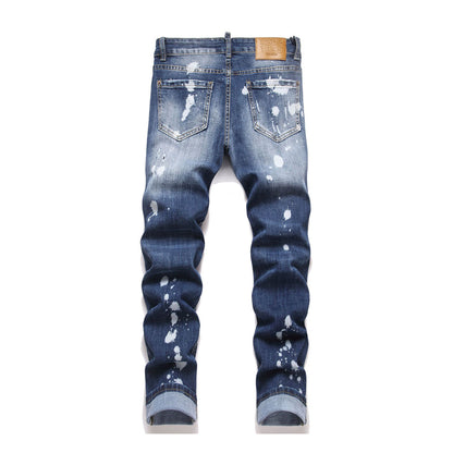 New-DSQ2 hot diamond embroidery Jeans