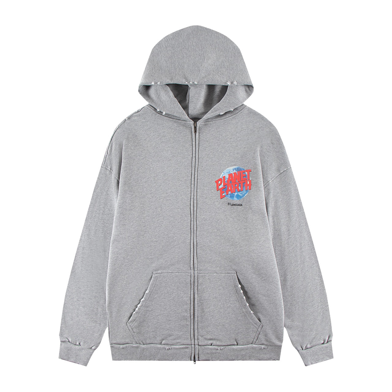 2025 Loose Fit Print Hoodie