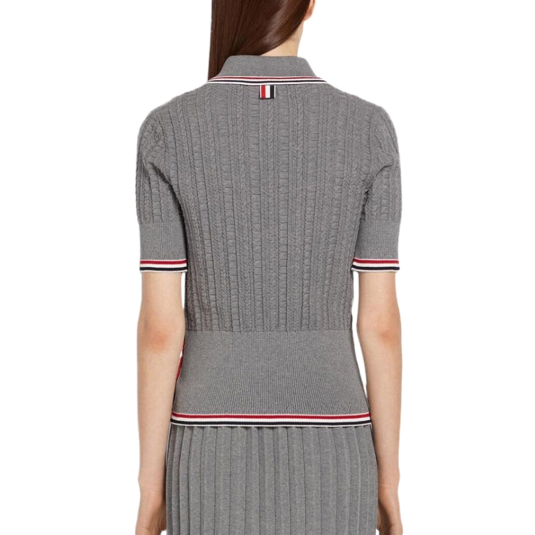 MR.TOM  Women stripe POLO shirt