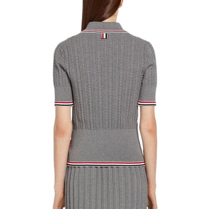 MR.TOM  Women stripe POLO shirt