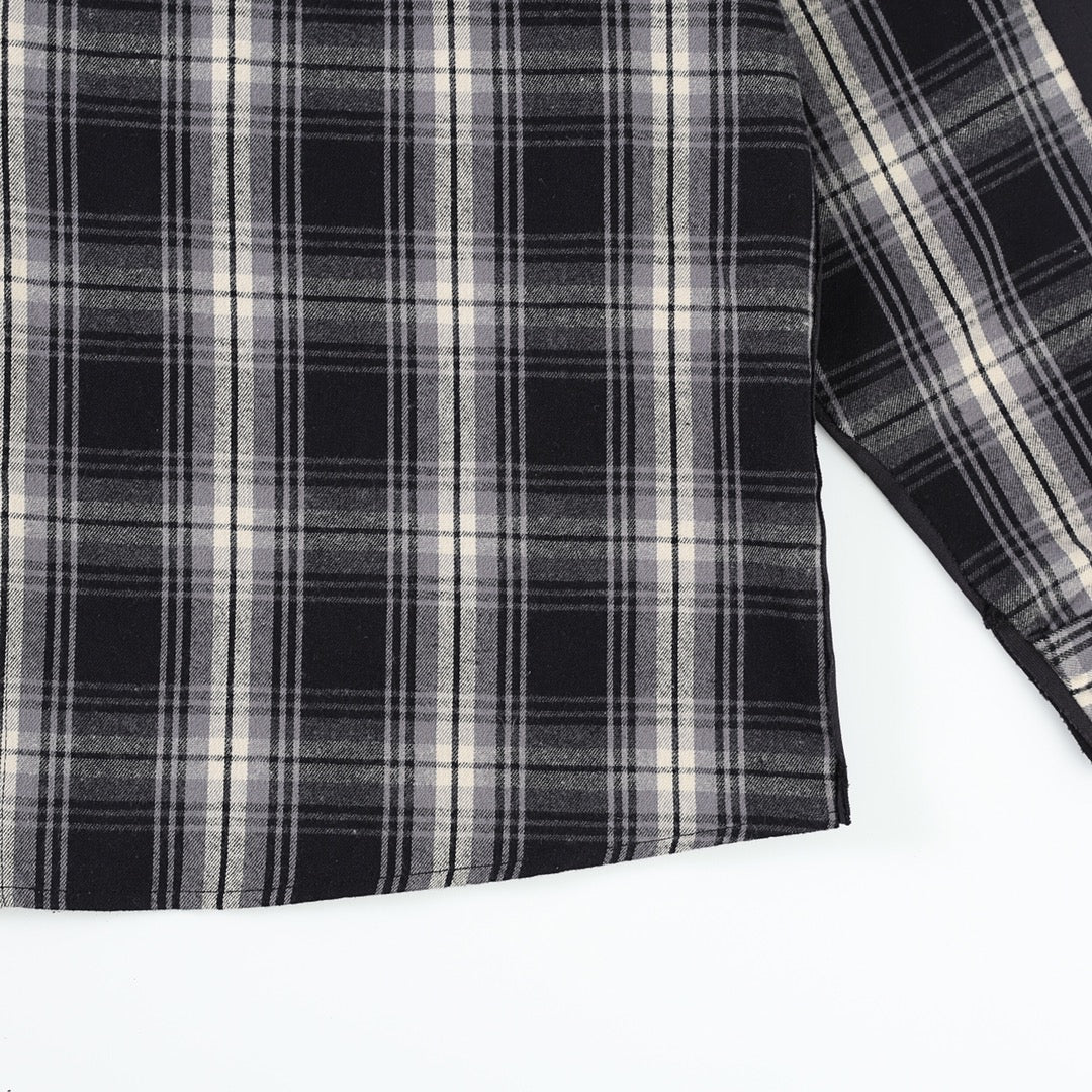 2025SS Plaid Long-Sleeve Shirt