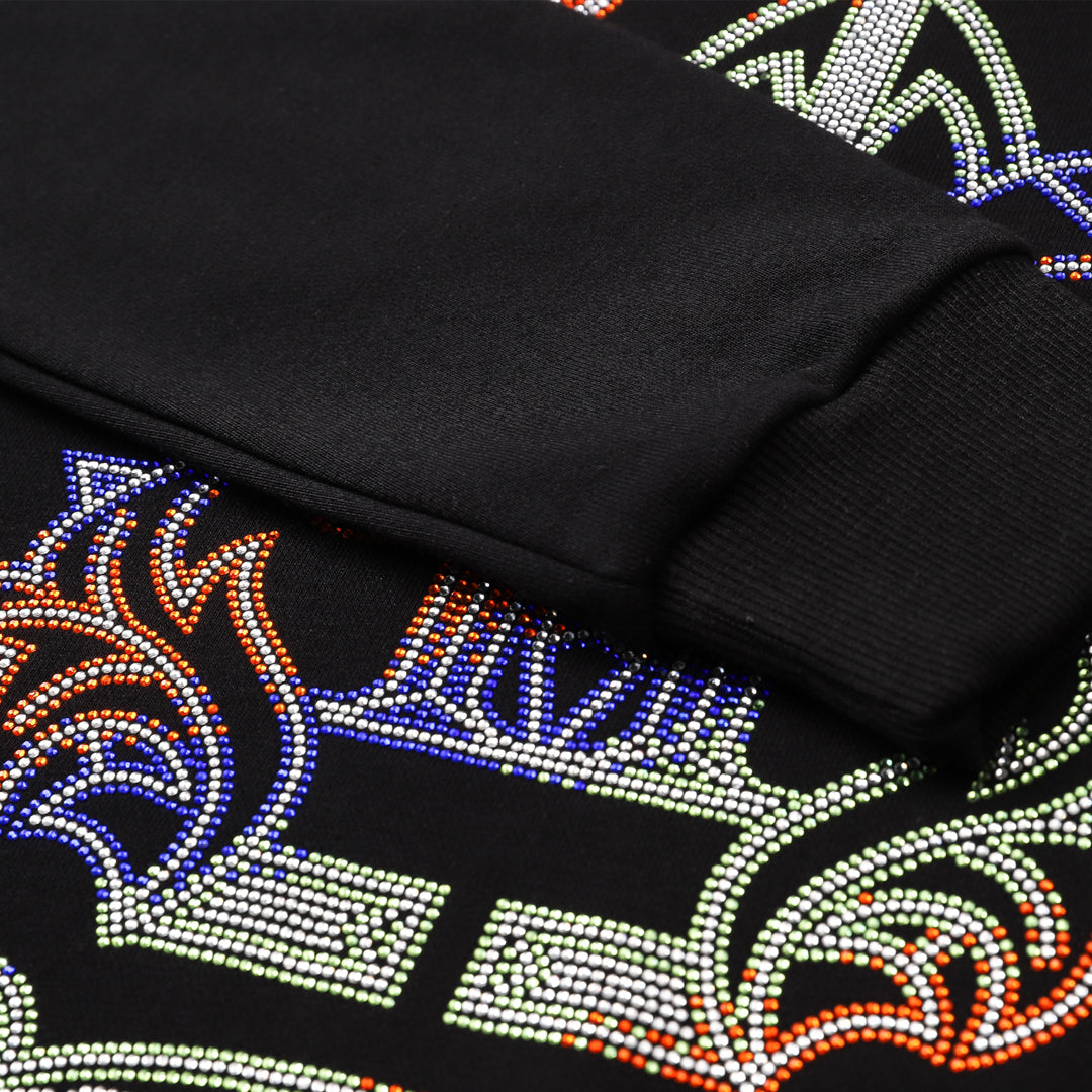 New-2025SS Unisex Black Hoodie