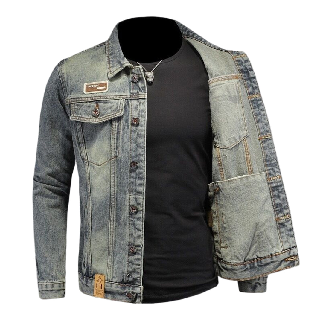 New-DSQ2 Distressed Denim Jacket