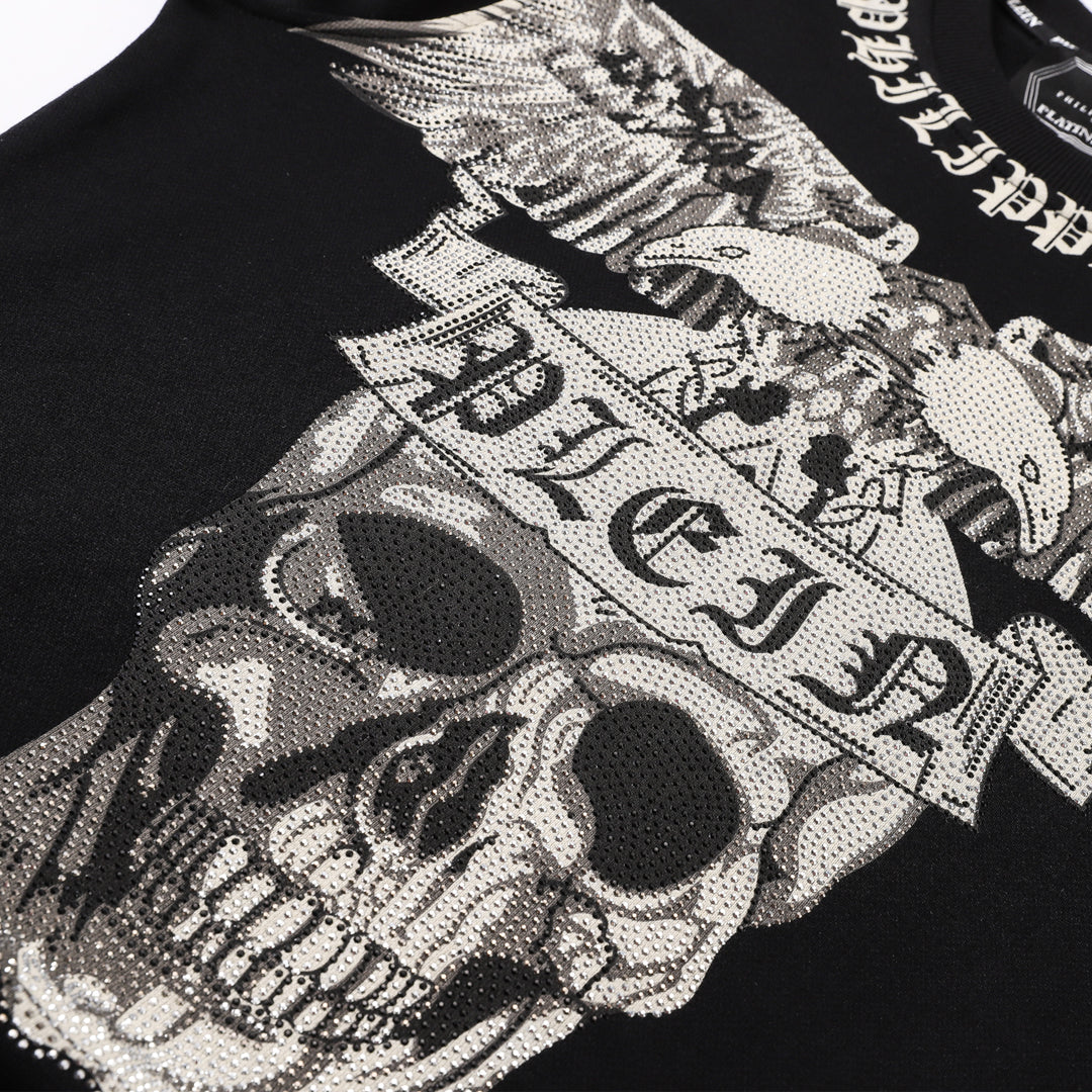 New-2025SS Unisex Black Hoodie