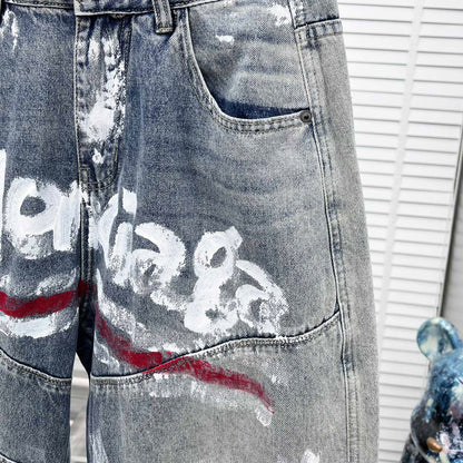2025SS Graffiti Man Jeans