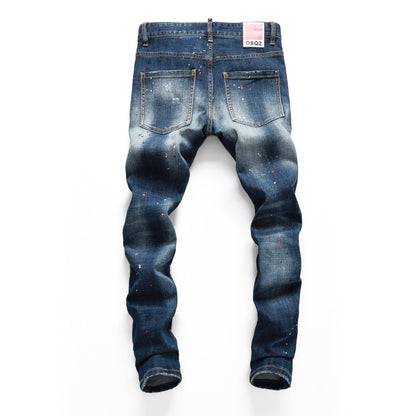 New-DSQ2 2025ss Ripped Jeans