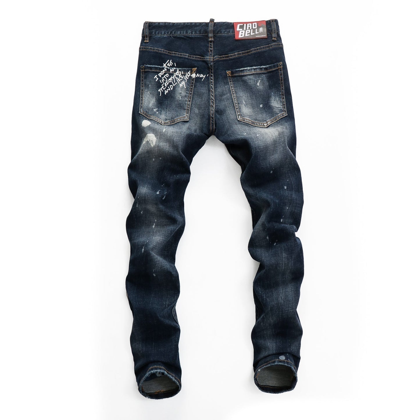New-DSQ2 Blue Ripped Jeans