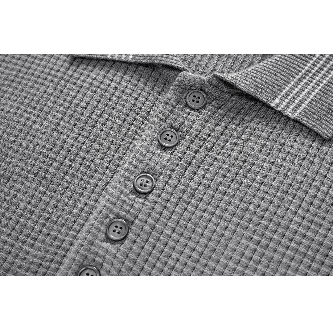 MR.TOM Waffle fabric POLO Shirt