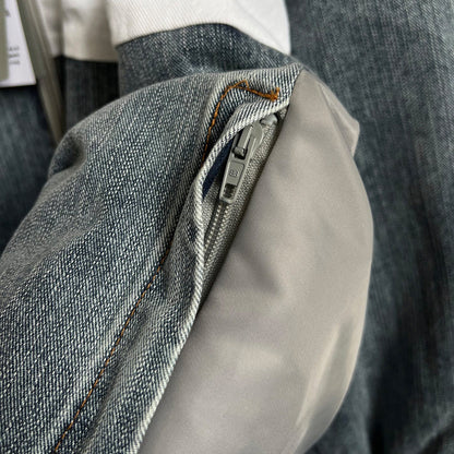 2025SS Men Color Block Coat