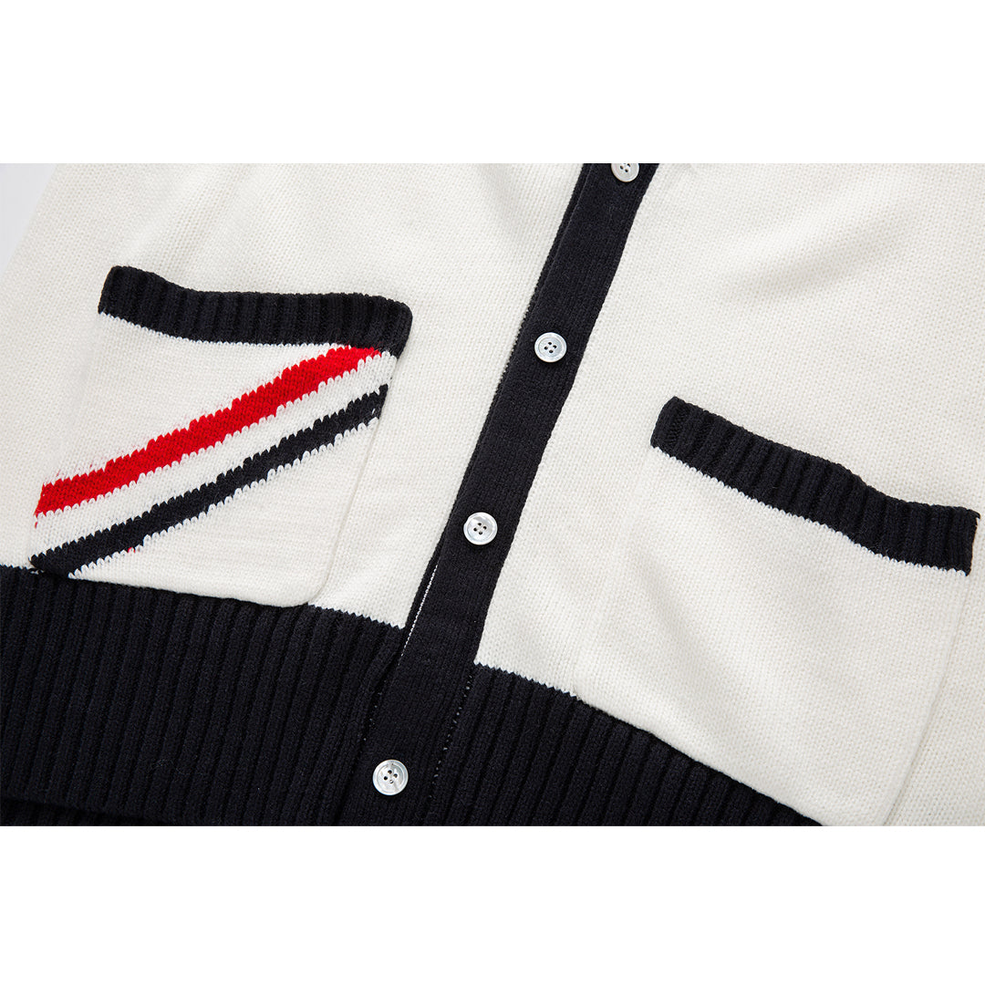 MR.TOM  2025ss Colorblock sweater