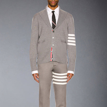 MR.TOM 4-Bar Thick knitted jacket