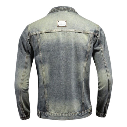 New-DSQ2 Distressed Denim Jacket