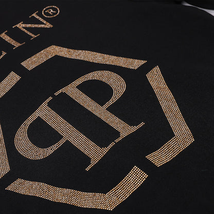 New-New 2025SS Black Hoodie