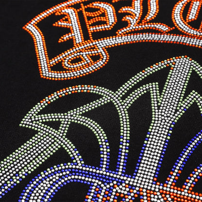 New-2025SS Unisex Black Hoodie