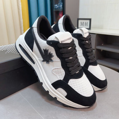 New-DSQ2 Leather sneakers