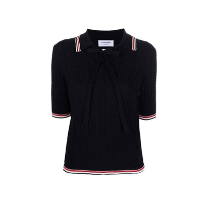 MR.TOM  Women stripe POLO shirt