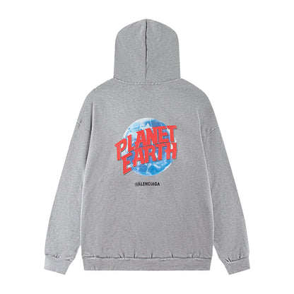 2025 Loose Fit Print Hoodie