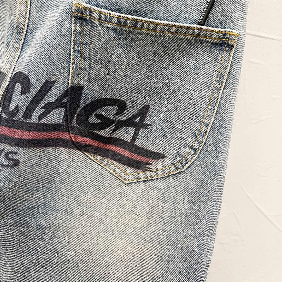 2025SSNew Man Graffiti Jeans