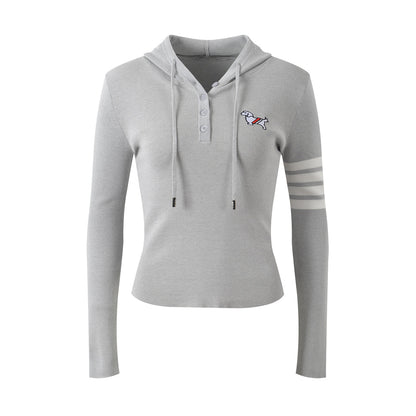 MR.TOM 2025ss Knitted Hoodie