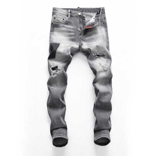 New-DSQ2 Washed furious gray Jeans