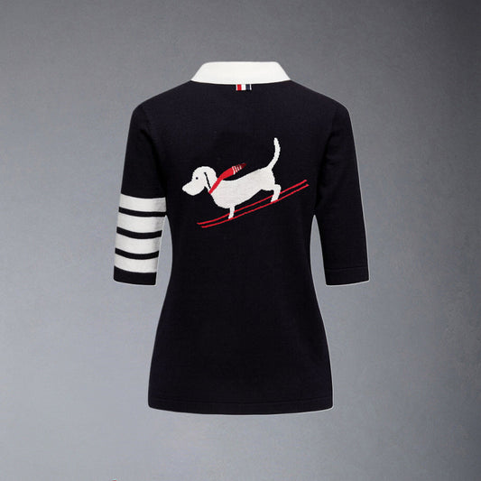 MR.TOM  Women puppy POLO shirt